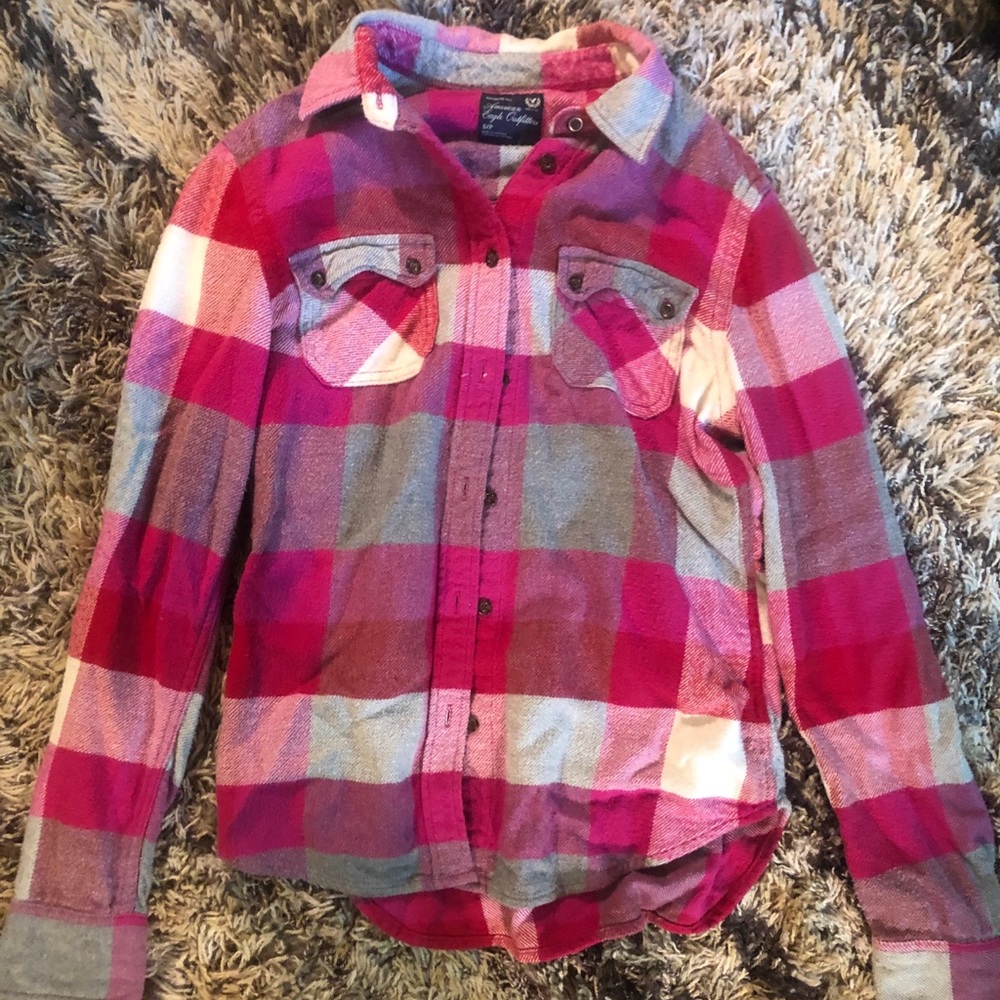 American eagle flannel shirt